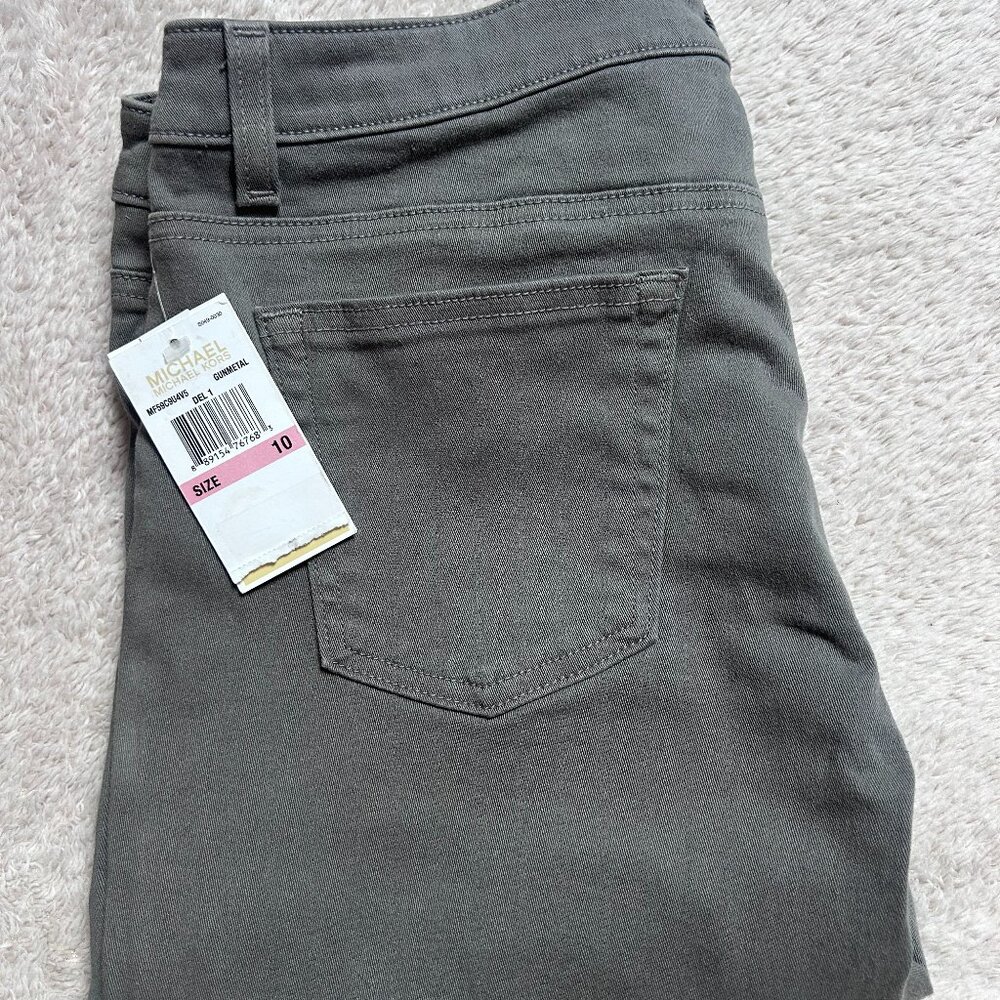 Michael Kors Women’s Gray Skinny Jeans – Size 10 – Zipper Front Pockets – NWT